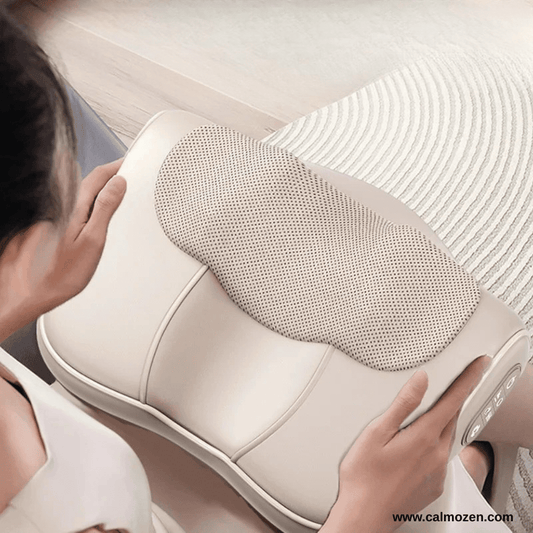 Coussin Massant Chauffant – Confort et détente pour la nuque et les épaules - CALMOZEN
