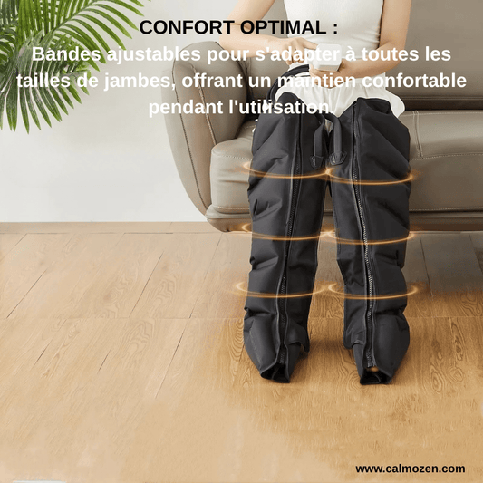 Masseur pour Jambes à Compression d'Air – Légèreté et Bien - être Retrouvés - CALMOZEN