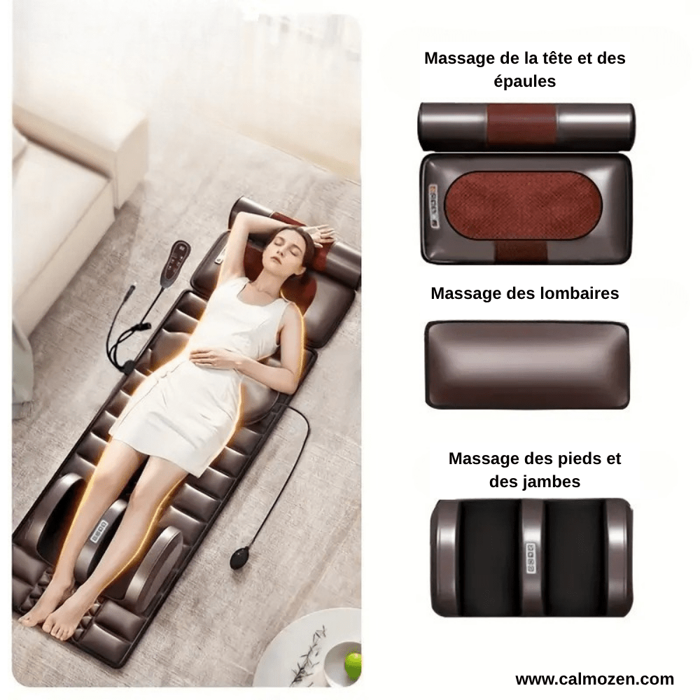 Siège Massant Chauffant Premium – Relaxation complète du corps à domicile - CALMOZEN