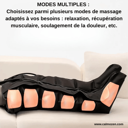 Masseur pour Jambes à Compression d'Air – Légèreté et Bien - être Retrouvés - CALMOZEN