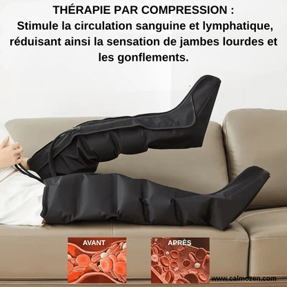 Masseur pour Jambes à Compression d'Air – Légèreté et Bien - être Retrouvés - CALMOZEN